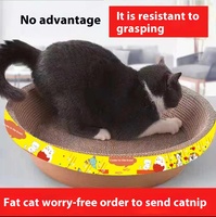 Grattoir pour chat en carton ondulé non toxique, durable, réversible, pour gratter le lit, coussin à gratter pour chat, vente en gros