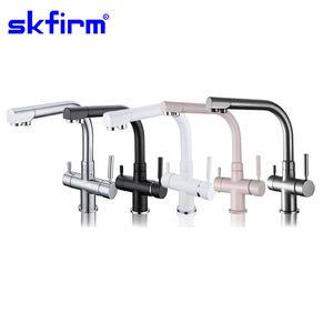 เครื่องกรองน้ำดื่มก๊อกน้ำห้องครัวสามทางสีดำ3ทางก๊อกน้ำห้องครัว Matt สีดำ <span class=keywords><strong>Triflow</strong></span> Tap - Product Image 6