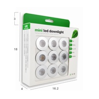 Mini spot LED encastré 3W 12V/24V