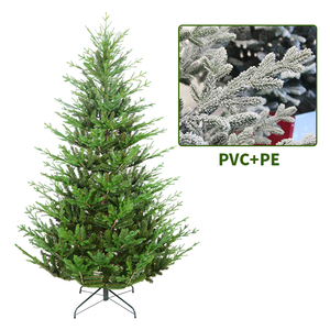 Bán Buôn Nhân Tạo OEM Giáng Sinh PE + PVC Cây LED Ánh Sáng Giáng Sinh Bất Động Cảm Ứng Bền Cây - Product Image 3