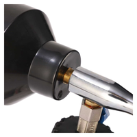 Pistolet de nettoyage à mousse Tornado à air comprimé pour le nettoyage en profondeur des panneaux de portières de voiture et des sièges en cuir avec buse en bec de canard