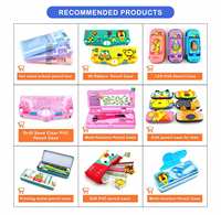Nouveauté : Trousse à crayons en PVC liquide holographique grande capacité, mignonne, colorée, transparente et originale