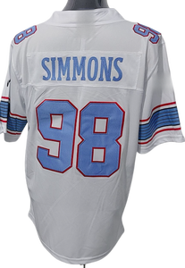 Nouveaux maillots de football américain cousus pas chers 2026 - 1Cam Ward 98 Jeffery Simmons # 17 Chimere Dike - Product Image 4