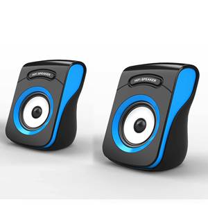 ลำโพงไฮไฟ USB 2.0 ลำโพงสเตอริโอขนาดเล็กสำหรับคอมพิวเตอร์ตั้งโต๊ะ แล็ปท็อป และใช้ในบ้าน - Product Image 3