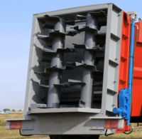Ferme sec PTO solide chaux atv poulet tracteur accessoire épandeur de fumier goutte d'engrais de boue à vendre