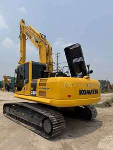 Excavadora Hidráulica Komatsu PC240 de 24 Toneladas, Equipo de Construcción Pesado Usado con Motor, Caja de Cambios, Bomba y PLC para Excavación, en Stock - Product Image 1