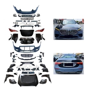 Kit de Carrocería Deportiva para Modificación de Automóviles W221 2005-2013, Versión con Parachoques Delantero y Trasero Recortados para Actualización del Mercedes-Benz Clase S a W223 S450 - Product Image 1