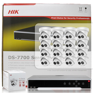 Système de sécurité Hik AcuSense <span class=keywords><strong>DS</strong></span>-<span class=keywords><strong>7716NI</strong></span>-K4/16P 16 canaux 1.5U 16 PoE 4K NVR 4 MP Caméra réseau IR Détection faciale - Product Image 5