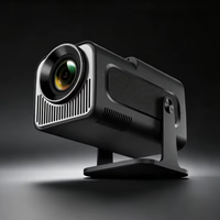 Projecteur HY320mini 150 ANSI 720P RK3326 1+8G compatible 4K, mise au point manuelle, Wi-Fi 6 double bande + module BT5.0, haut-parleur 5W pour home cinéma