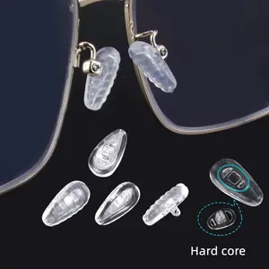 Bantalan Hidung Silikon Sekrup Optik Air Bag Hard Core untuk Kacamata <span class=keywords><strong>Sunglasses</strong></span> Eyewear - Product Image 1