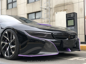 Nouveau kit carrosserie en fibre de carbone ZNDR style haut de gamme pour I8 2014-2020 : lèvre avant, diffuseur, spoiler, jupes latérales de remplacement - Product Image 3