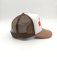 Gorra Trucker de Espuma de Dos Tonos con Logotipo Personalizado, Gorra de Golf Otto de 5 Paneles con Malla, Gorra Trucker OTTO con Estampado 3D en Relieve y Cuerda