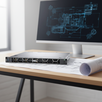 Serveur en rack Dell PowerEdge R260 1U avec processeur Intel Xeon E-2400 Series jusqu'à 8 cœurs, nouvelle conception, un seul serveur