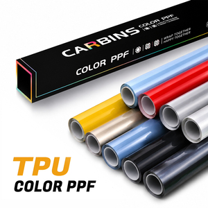 <span class=keywords><strong>Film</strong></span> de protection de peinture (PPF) Carbins couleur métallisée brillante, <span class=keywords><strong>film</strong></span> de changement de couleur de voiture, PPF auto-réparant haute brillance, haute qualité avec garantie de 5 ans, OEM ODM - Product Image 1