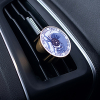 Diffuseur de voiture désodorisant de ventilation à clip en acier de luxe personnalisé de marque privée en gros