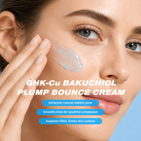Crème au peptide de cuivre GHK Cu, formule personnalisée, Bakuchiol, Niacinamide, raffermissante, repulpante, lissante, réparatrice de barrière, gel rafraîchissant et hydratant