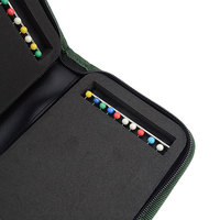Porte-Accessoires de Pêche à la Carpe, Sac de Rangement pour Montages Hair Rig et Hameçons, Portefeuilles pour Montages Hair Rig de Pêche à la Carpe