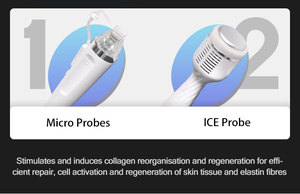 Appareil professionnel de microneedling fractionné par radiofréquence avec aspiration pour le lifting du visage et l'élimination des vergetures corporelles, avec marteau froid - Product Image 5