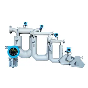 Shelok Flowmeter Coriolis minyak bahan bakar berat kustom 4-20Ma meteran aliran massa Corioli Area Variabel meteran air dengan dukungan OEM