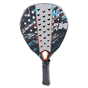 Manufacturer Professional Customized Design 3K 12K 18K Full Carbon Padel Racket Beach Tennis Paddle