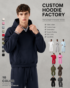 <span class=keywords><strong>Felpa</strong></span> con Cappuccio Oversize da <span class=keywords><strong>Uomo</strong></span> di Alta Qualità, Personalizzabile Senza Lacci, in Pile Spesso, Tinta Unita o Stampata, in Poliestere/Cotone - Product Image 1