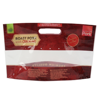 En stock, Pochette refermable personnalisable de qualité alimentaire pour poulet rôti, viande grillée, aliments cuits, charcuterie, imprimable