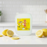 Liquide vaisselle en vrac parfum citron pour la restauration, nettoyage des graisses des ustensiles de table des restaurants