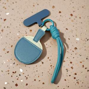 Llavero de Raqueta de Ping Pong AM PU, Adorno Colgante para Mochila, Regalo Simple y Lindo, Estilo Ins. - Product Image 6