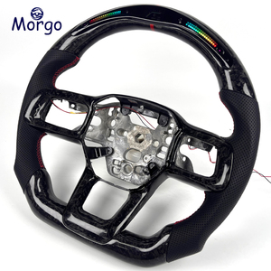 Accesorios Interiores para Ford, Volante de Fibra de Carbono Forjado Personalizado para Mustang GT 350 500 Shelby 2024+, Estilo Racing - Product Image 2