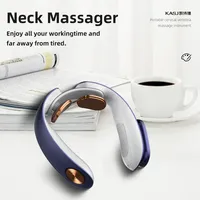 Masajeador Cervical Portátil de Puntos de Gatillo con Pulsos Eléctricos Profundos, Función Musical, Control de Tiempo, para Mujeres y Hombres, Regalo, 4 Modos