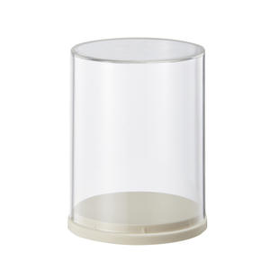 ตู้ตุ๊กตาตั้งโต๊ะกันฝุ่นสำหรับเก็บของเล่นสไตล์ครีมที่ทันสมัย - Product Image 6