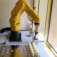 Bras robotique compact FANUC ER-4iA sans clôture, contrôleur FANUC R-30iB Mate Plus, pack CERT pour la manutention, l'éducation et la formation