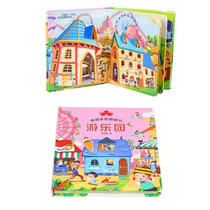 Services d'impression de livres pour enfants en usine de Chine impression de livres de conseil pop-up couleur pour tout-petits personnalisés