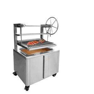 <span class=keywords><strong>Parrilla</strong></span> de bistec de ternera de acero inoxidable 304 engrosada de carbón de madera <span class=keywords><strong>Asado</strong></span> Santa María <span class=keywords><strong>Argentina</strong></span> <span class=keywords><strong>Parrilla</strong></span> <span class=keywords><strong>argentina</strong></span> con elevación mecánica - Product Image 1