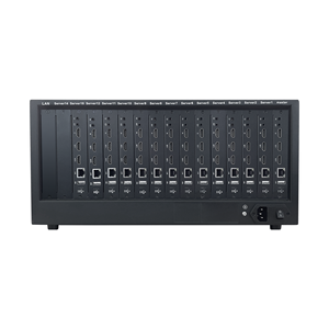 Bộ giải mã video đa kênh 4K siêu <span class=keywords><strong>HD</strong></span> bộ giải mã video ma trận IP để giám sát an ninh với màn hình đa màn hình - Product Image 1
