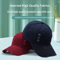 Gorra de Béisbol de 6 Paneles de Sarga con Logotipo Personalizado, PVC Lavado de Alta Calidad, Unisex, Estilo Vintage, Suave y Moderna