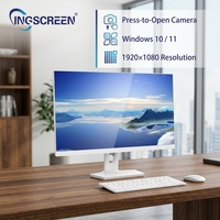 INGSCREEN NEW 27 Inch FHD IPS I3 I5 I7 Widescreen Rotatable Desktop All-in-One PC Business Computer Windows 10 11