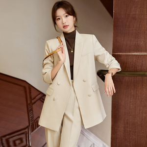 Nouvelle veste de mode pour femmes, hauts à revers, <span class=keywords><strong>blazer</strong></span> de <span class=keywords><strong>luxe</strong></span> à boutons, veste de costume élégante grande taille pour femmes - Product Image 2
