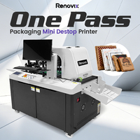 Impresora Digital de Escritorio Renovix Mini para Cartón Corrugado, Máquina de Inyección de Tinta Compacta de Una Sola Pasada, Cabezal de Impresión A3 para Embalaje