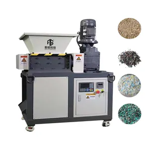 Wholesale price Industrial small automatic solid waste plastic bottle pop can shredder scrap metal tyre shredding machine