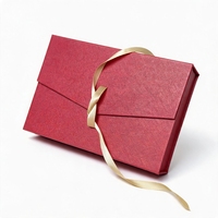 Boîte cadeau magnétique à rabat personnalisée, écologique, faite à la main, pour rouge à lèvres et parfum, emballage de cosmétiques de luxe, vente en gros