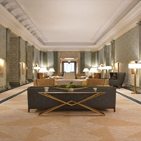 Rouleau de tapis d'hôtel de luxe à fleurs orientales de style américain Taille personnalisée Banquet Hall Couloir Salle à manger Tapis
