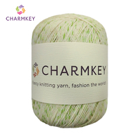 Fancy Spray Dyed Summer Cool Breathable Crochet Yarn Cotton Viscose Blended Hand Knitting Yarn