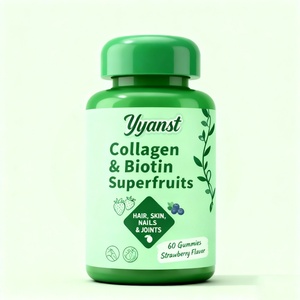 Private Label Collagen Gummies Promote Hair Nails Growth Renew Skin Vitality Collagen <b>Gummy</b> <b>Candy</b> - Product Image 1