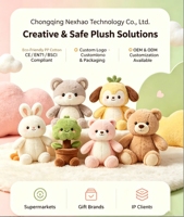Peluche IA Mirumi Shy Owl, Poupée parlante et chantante avec tête pivotante, Breloque de sac et porte-clés