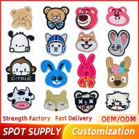 Schattige Cartoon Dieren Borduurwerk Kleding Patches Geborduurde Cartoon Ijzer Op Patches