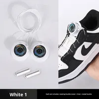 Nouvelles baskets plates simples à enfiler en plastique avec boucle en fil d'acier antidérapante et lacets torsadés sans nœuds