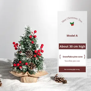 Petit <span class=keywords><strong>sapin</strong></span> <span class=keywords><strong>de</strong></span> Noël, mini décorations <span class=keywords><strong>de</strong></span> bureau pour la maison - Product Image 6