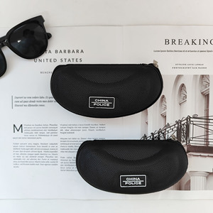 Étui à lunettes en EVA avec fermeture éclair, noir, rectangulaire, boîte de rangement pour lunettes, portable, pour hommes et femmes, étui à lunettes de soleil - Product Image 4