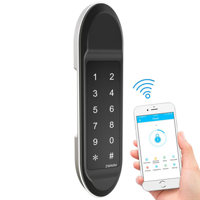 Mobile Phone APP Rfid Locker Lock TTLock Digital Password Code Electronic Cabinet Lock